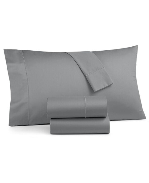 Sleep Luxe 800 Thread Count 100% Cotton Pillowcase Pair, King, Created for Macy's