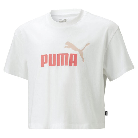 Футболка PUMA Логотип Cropped короткий рукав