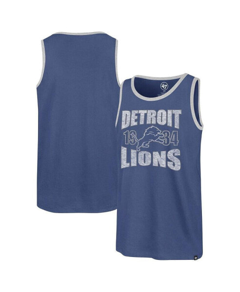 47 Brand Men's Blue Detroit Lions Upload Franklin Tank Top