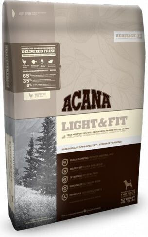 Корм для собак Acana, Light & Fit , с цыпленком, 2 кг