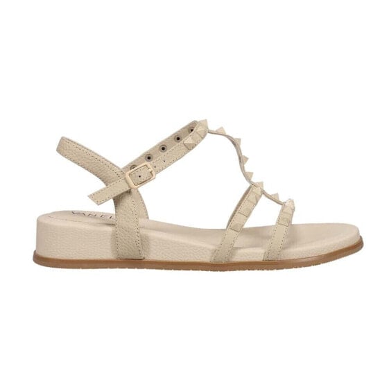 VANELi Nelina Stud Demi Wedge Womens Beige Casual Sandals NELINA-312746