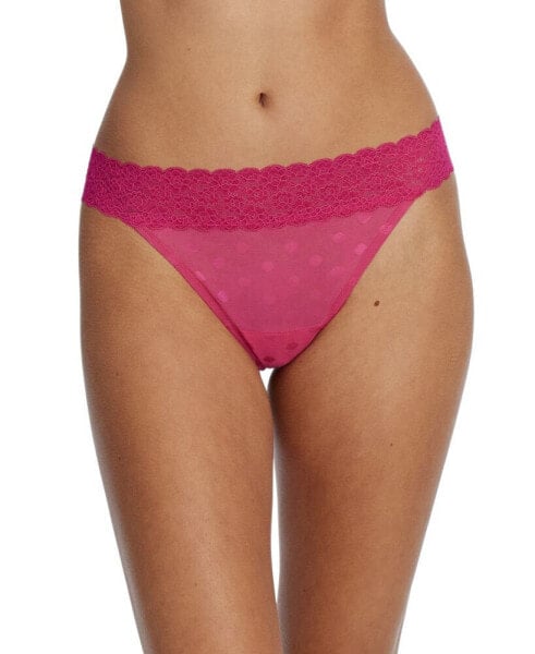 Women's Dare Dot Mesh Lace Thong