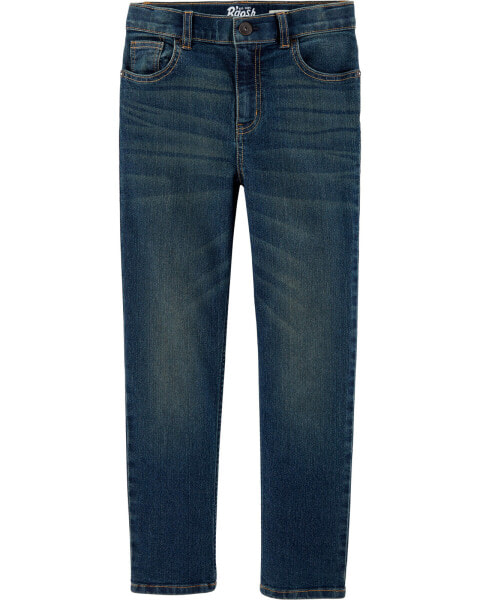 Kid Dark Wash Straight-Leg Jeans 8R