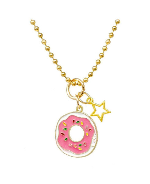 ZOMI GEMS donut Gold Necklace for Girls