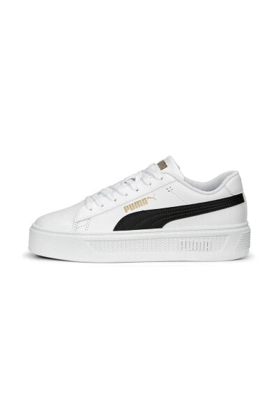 Кроссовки женские PUMA Smash Platform v3 White- Black- 39075804