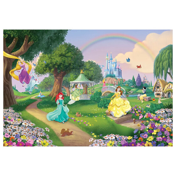 Настенный декор для детской Komar Fototapete Disney Princess Rainbow