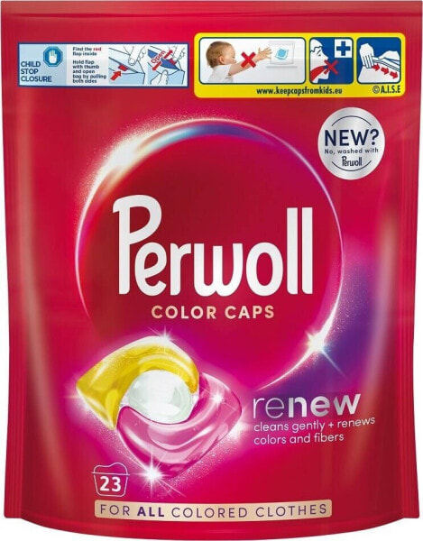 Perwoll Perwoll Renew Color Caps kapsułki do prania kolorowych tkanin 23szt.