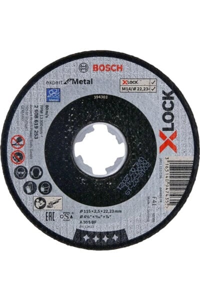 - X-lock - 115*2,5 Mm Expert Serisi Düz Metal Kesme Diski (Taş)