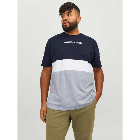 JACK & JONES Reid Blocking Plus Size short sleeve T-shirt