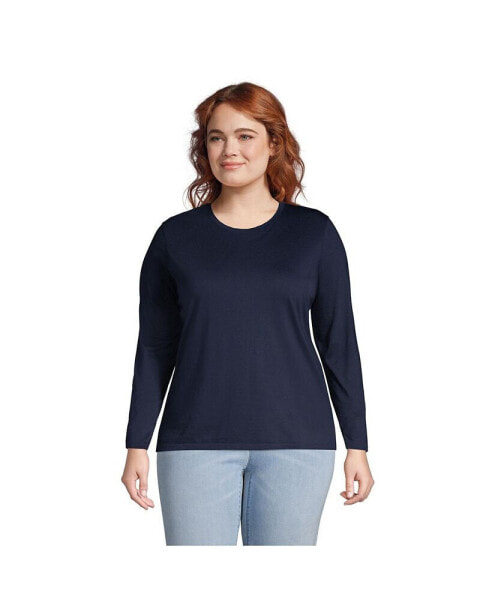 Plus Size Relaxed Supima Cotton T-Shirt