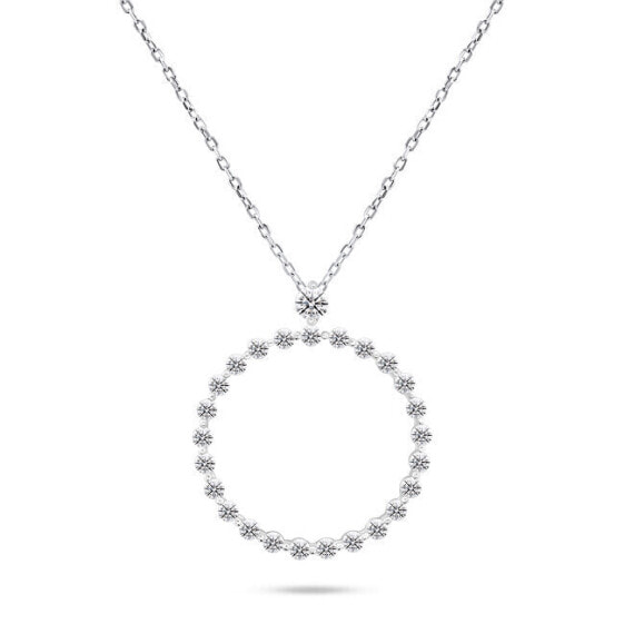 Silver minimalist necklace NCL71W