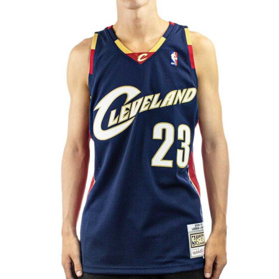 Mitchell &Ness Cleveland Cavaliers NBA Swingman Jersey Lebron James M SMJYGS18156-CCANAVY08LJA