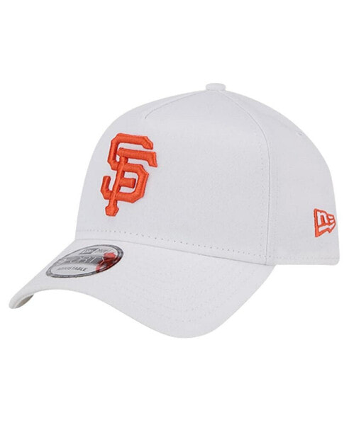 Men's White San Francisco Giants TC A-Frame 9FORTY Adjustable Hat