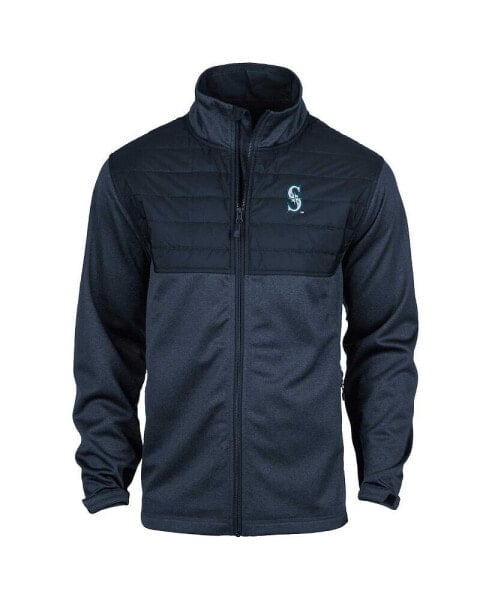 Men's Heather Navy Seattle Mariners Explorer Full-Zip Jacket