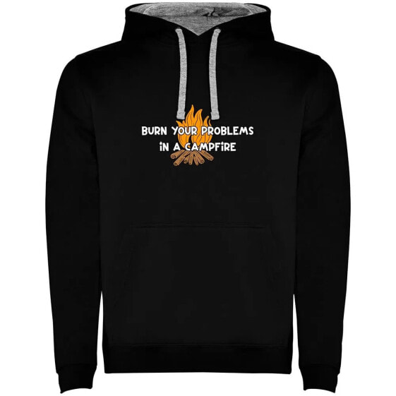 KRUSKIS Burn Your Problems Bicolor hoodie