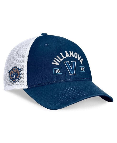 Men's Navy/White Villanova Wildcats Free Kick Trucker Adjustable Hat