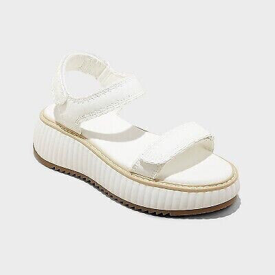 Women's Joey Platform Sport Sandals - Universal Thread White 8