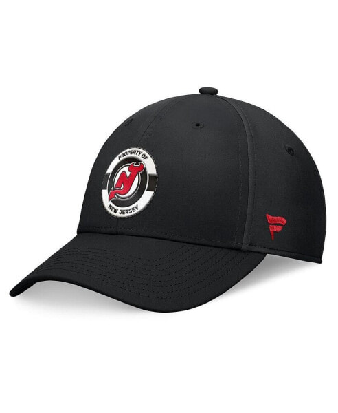 Men's Black New Jersey Devils Authentic Pro Training Camp Flex Hat