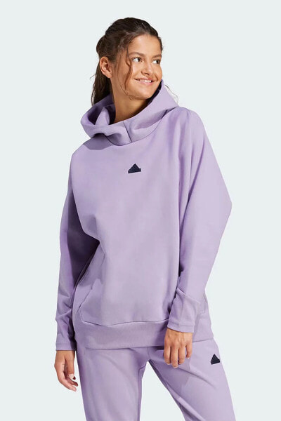 Худи женское Adidas Kadın Günlük Sweatshirt W Z.N.E. Wtr Oh Is4336