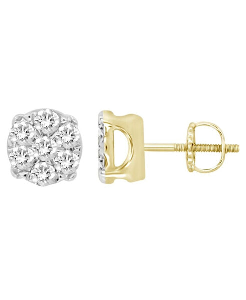 Серьги Macys Diamond  Set Yellow Gold