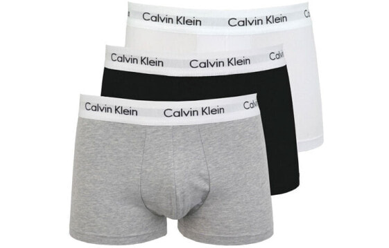 Трусы CKCalvin Klein 3 Pack Trunks Cotton Stretch Logo 3 U2662G-998