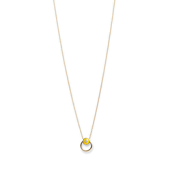 Stylish gold-plated necklace Apricus 61290G YEL (chain, pendant)