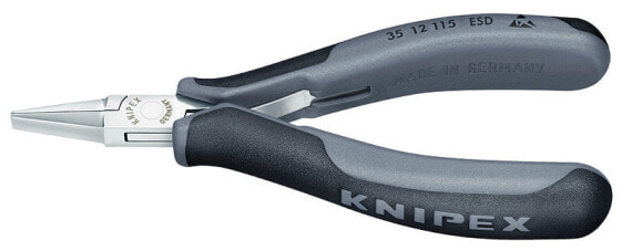 Пассатижи и плоскогубцы Knipex 35 12 115 ESD - сталь - пластик - черно-серый - 11.5 см - 74 г