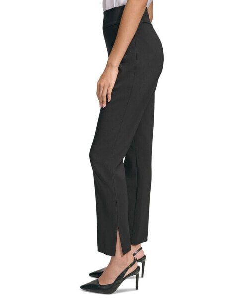 Women's High-Rise Straight-Leg Pants