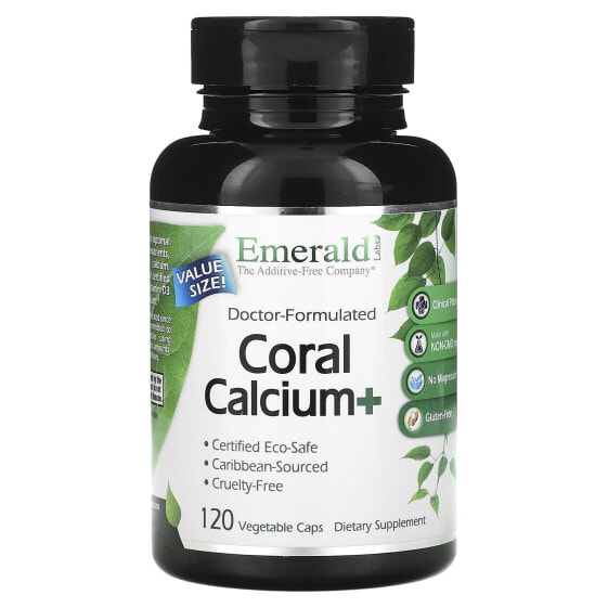 Coral Calcium+, 120 Vegetable Capsules