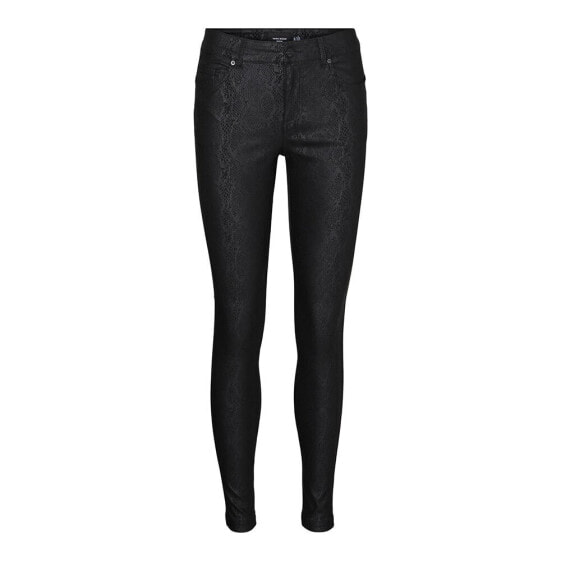 VERO MODA Alia Skinny Shape Coated Fit pants