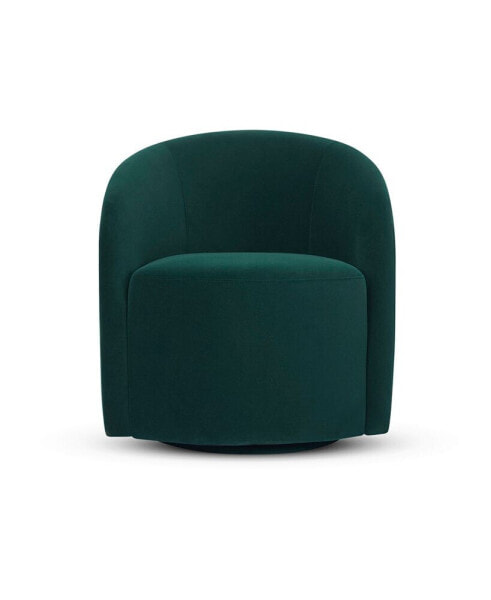 28.5" Velvet Erik Swivel Chair