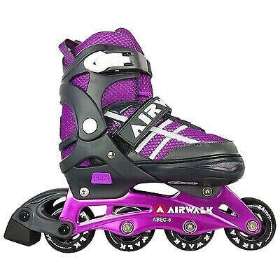 Airwalk Youth Inline Skate - Plum Purple (1-4)