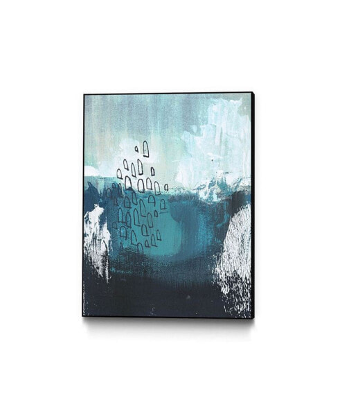 14" x 11" Sea spray I Art Block Framed Canvas