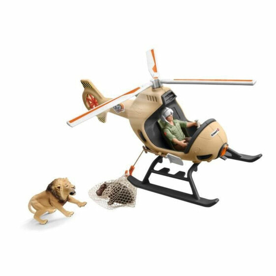 Игровой набор Вертолет на радиоуправлении Schleich Animal Rescue + 3 years 16 Предметов
