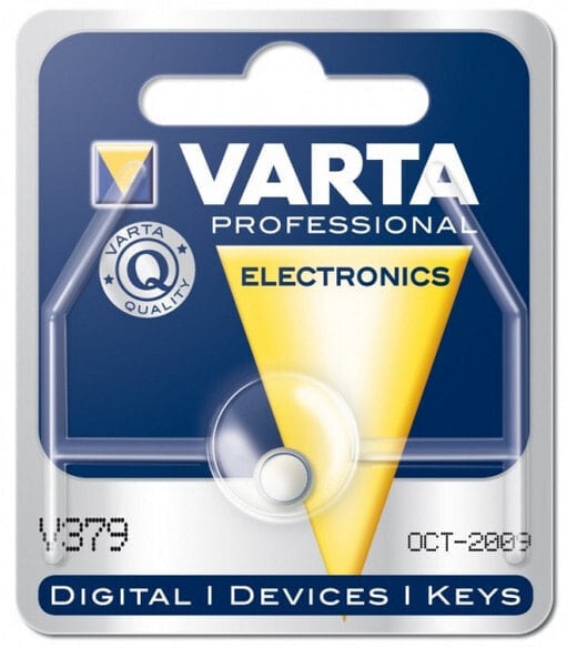 Varta V 379 - Single-use battery - Silver-Oxide (S) - 1.55 V - 14 mAh - Silver - 5.8 mm