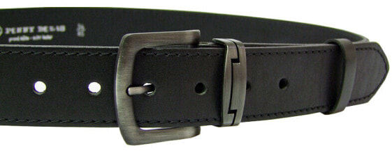 Men´s Leather Belt 9-1-60 Black
