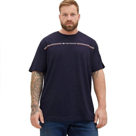 TOM TAILOR 1039969 Plus Printed Short Sleeve Crew Neck T-Shirt