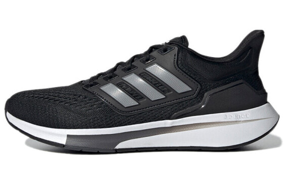 adidas EQ21 Run 耐磨透气减震 低帮 跑步鞋 男款 黑白 / Кроссовки Adidas EQ21 Run H00512