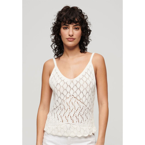 SUPERDRY Crochet Cami sleeveless T-shirt