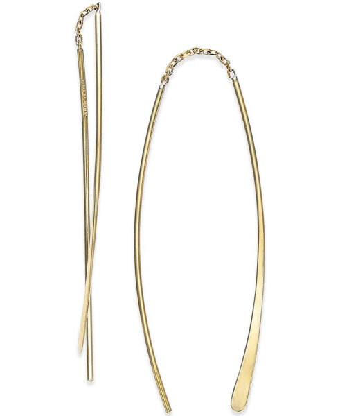 Double Threader Earrings in 14k Gold