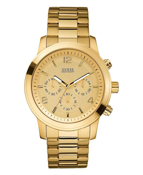 Часы Guess Men's Gold-Tone Stainless Steel Watch