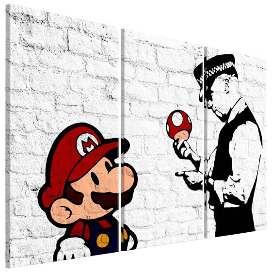 Wandbild Mario Bros