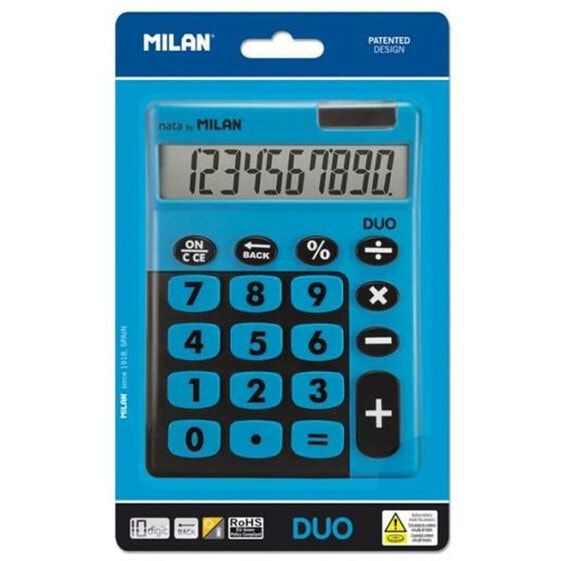 Калькулятор MILAN DUO Синий 14,5 x 10,6 x 2,1 см