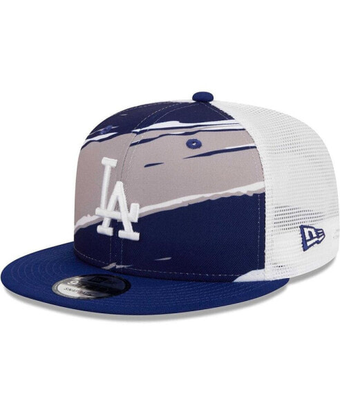 Men's Royal Los Angeles Dodgers Tear Trucker 9FIFTY Snapback Hat
