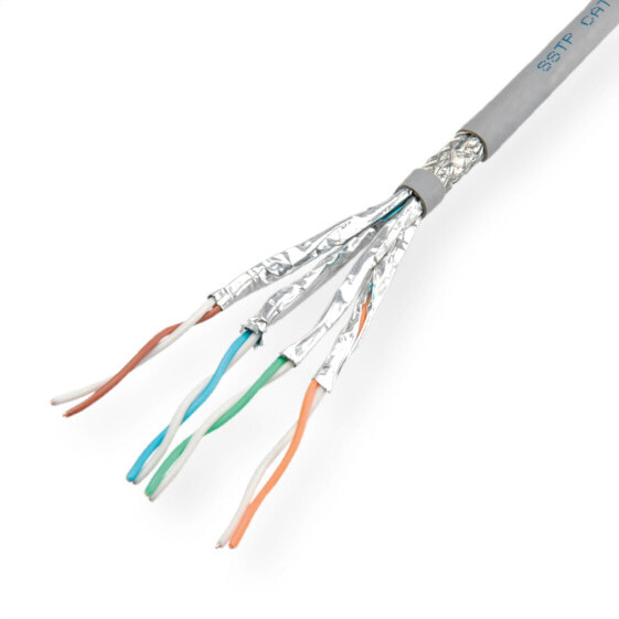 ROLINE Cat.6 S/FTP (PiMF) Cable - Stranded 300 m - 300 m - Cat6 - S/FTP (S-STP)