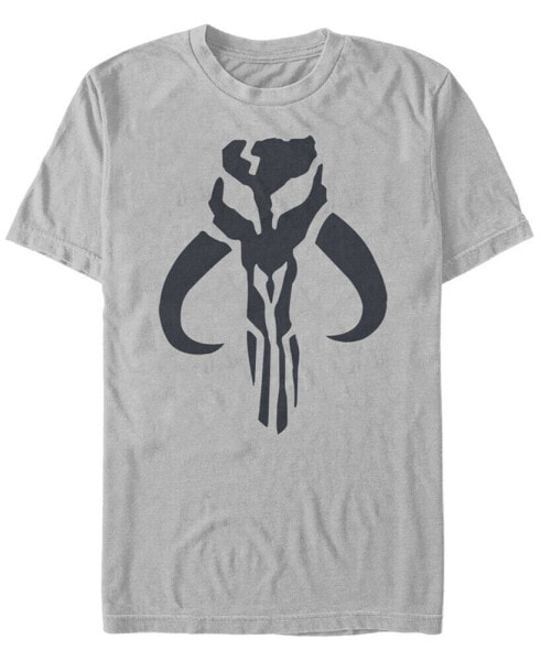 Star Wars The Mandalorian Mythosaur Skull Logo Short Sleeve Men's T-shirt