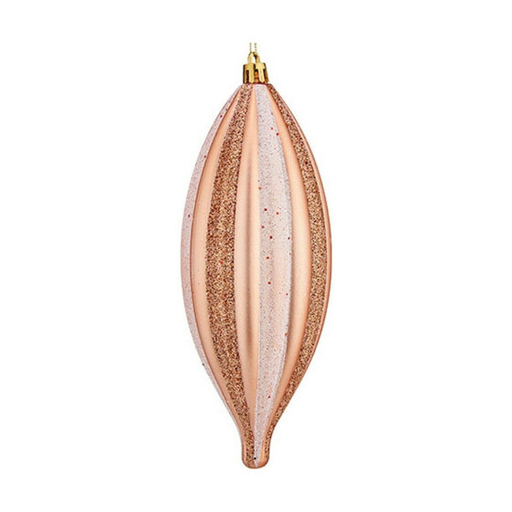 Christmas bauble Streched Light Pink Copper PVC