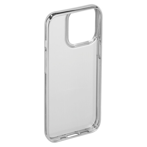 Hama Clear&Chrome - Cover - Apple - iPhone 13 Pro - 15.5 cm (6.1") - Silver - Transparent
