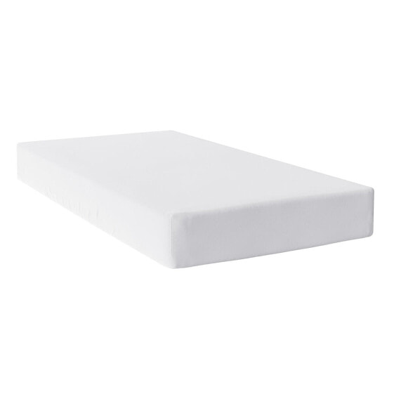 Fitted bottom sheet HappyFriday BASIC White 200 x 200 x 32 cm