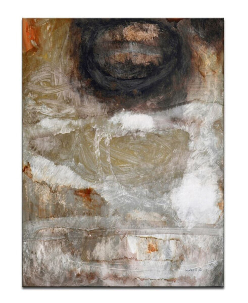 'Neutral Geode II' Abstract Canvas Wall Art, 30x20"